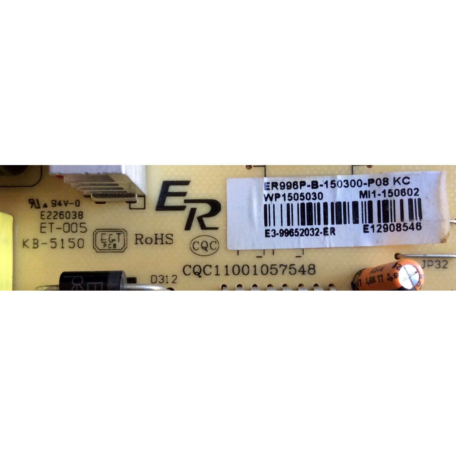 FUENTE DE PODER PARA TV RCA / NUMERO DE PARTE RE4650R24001 / AE0050321 / ER996P-B / CQC11001057548 /  / PANEL ST4761B01-5-12V / MODELOS LED48G45RQ / LRK50G45RQ / LED50B45RQ 5407-LE50B45-A1 / LED50B45RQ / SLD50A45RQ / SLD55A55RQ / SLD58G45RQ  - Imagen 5